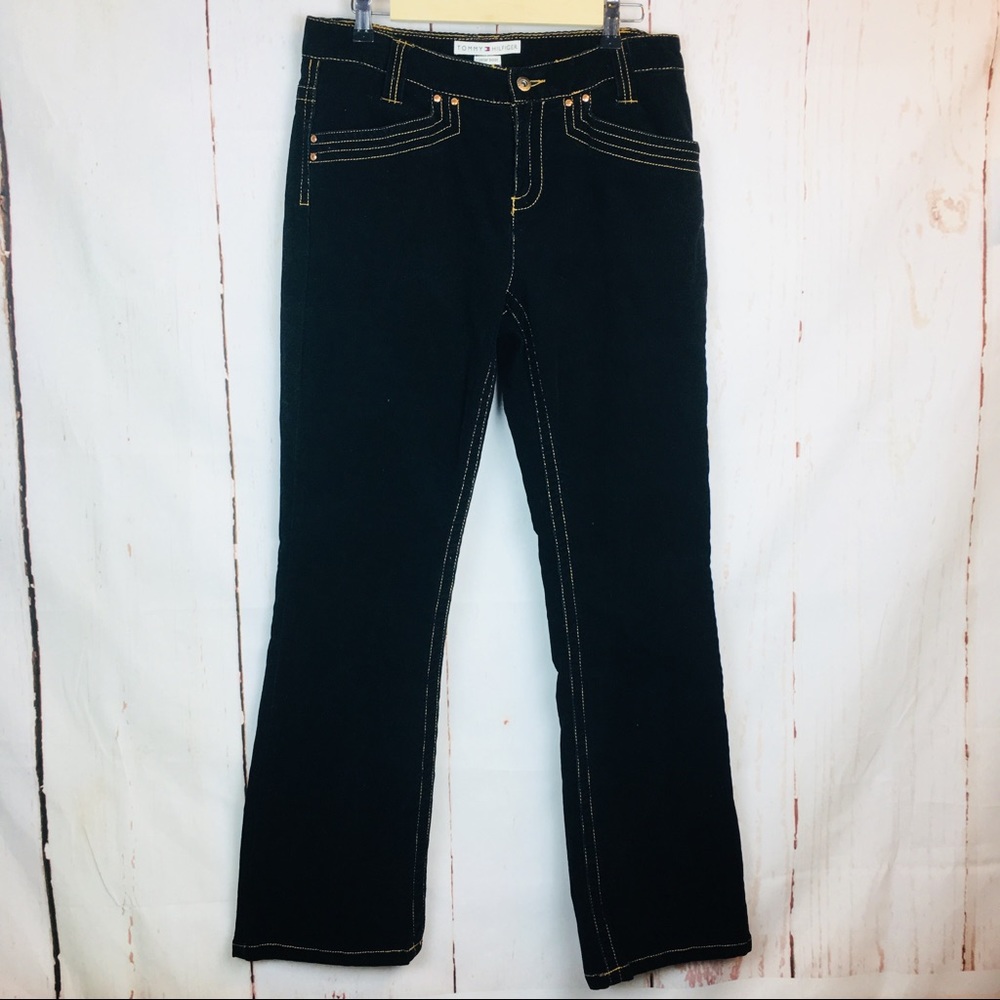 Tommy Hilfiger Hipster Boot Jeans Dark Wash Size 8